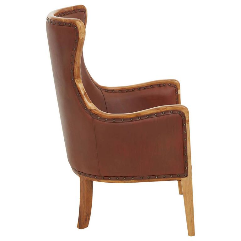 Kendari Lounge Chair - Vintage Brown Leather