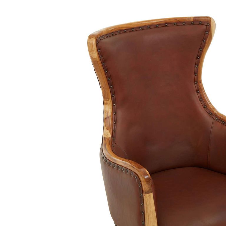 Kendari Lounge Chair - Vintage Brown Leather
