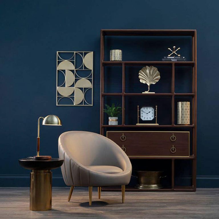 Lagero Armchair - Brown Faux Leather