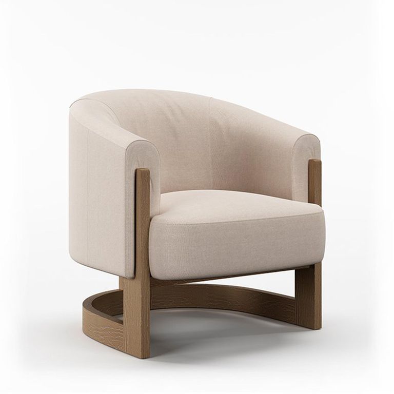 Lennox Tub Chair - Natural Fabric