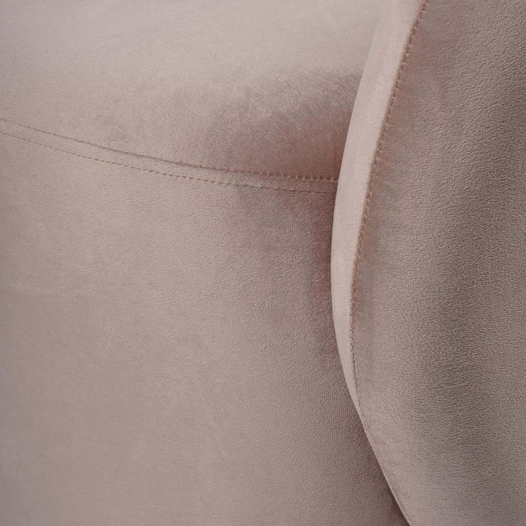 Bingham Swivel Chair - Dusky Pink Velvet Fabric