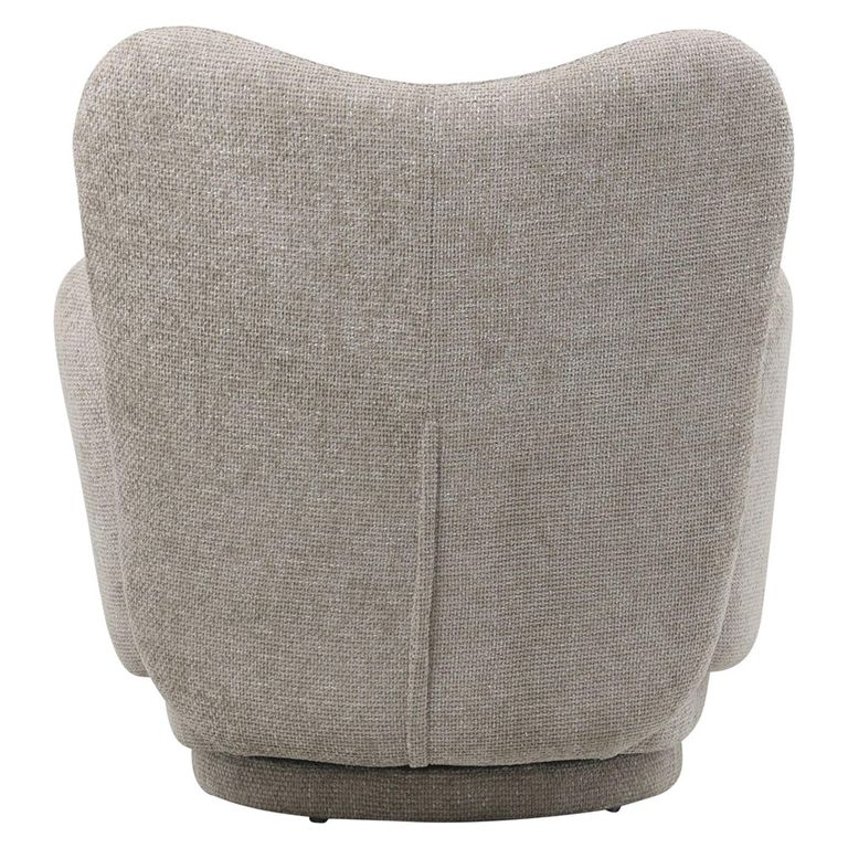Bingham Swivel Armchair - Taupe Fabric