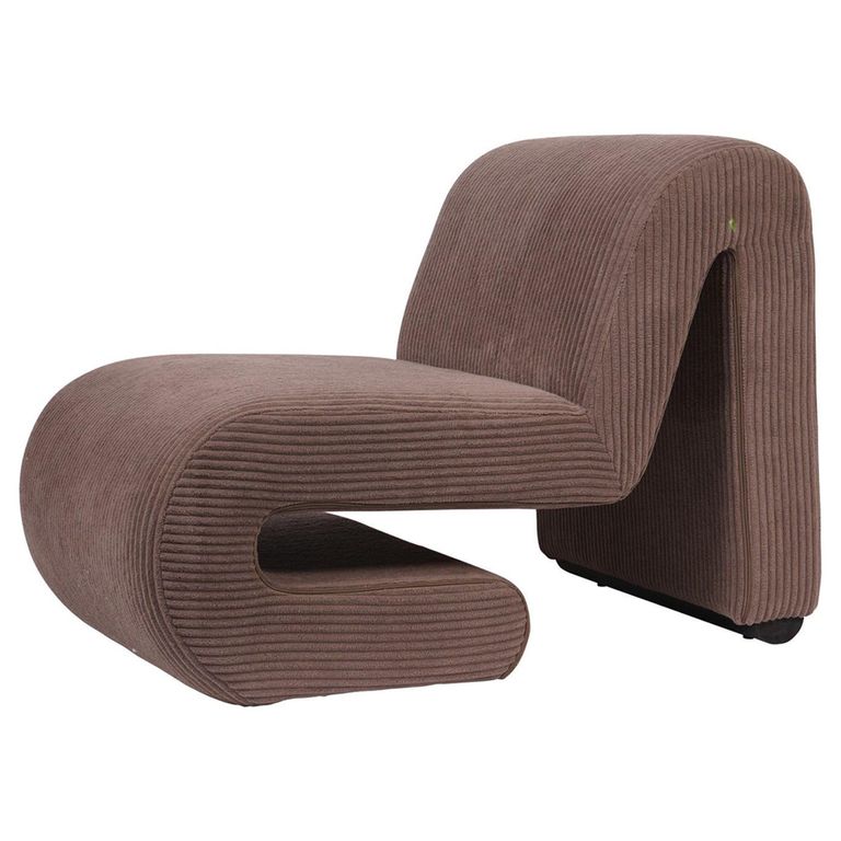 Ellis Accent Chair - Mid Brown Fabric