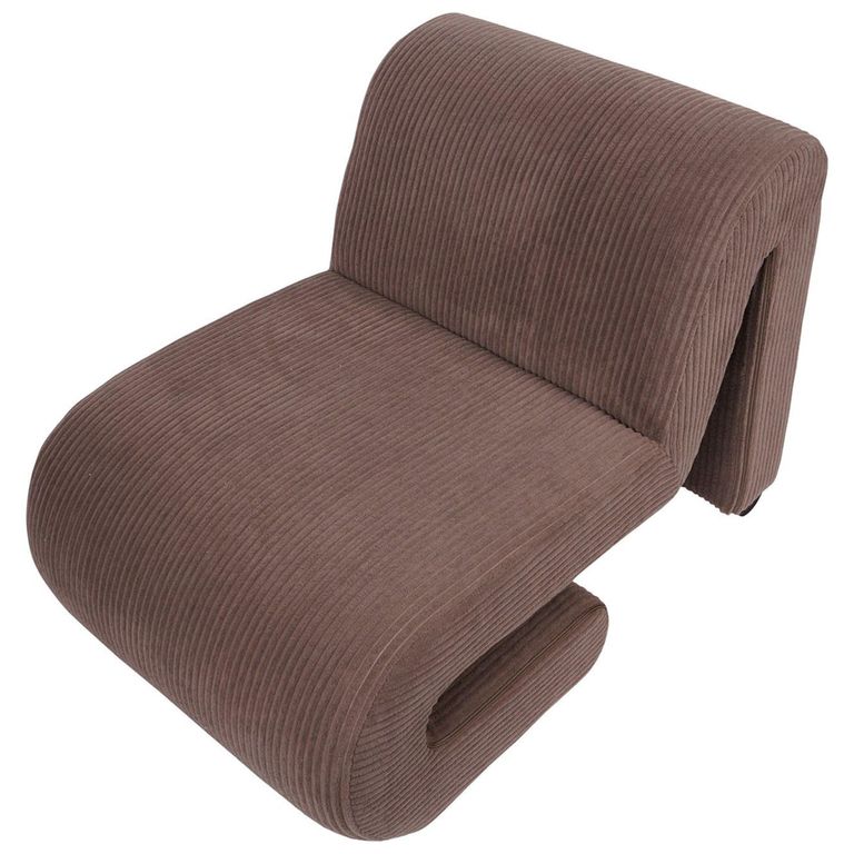 Ellis Accent Chair - Mid Brown Fabric