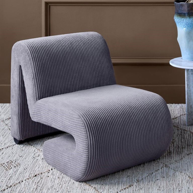 Ellis Accent Chair - Mid Brown Fabric