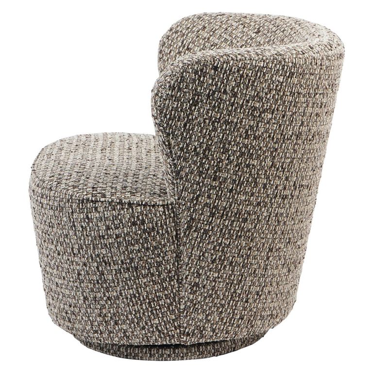 Roehampton Accent Chair - Mocha Fabric - Swivel