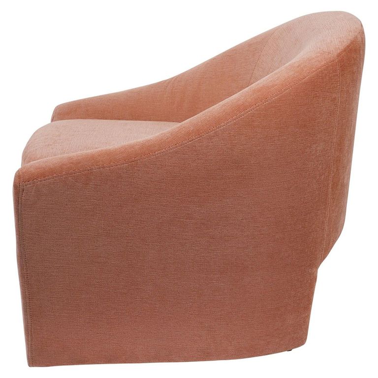Rowley Accent Chair - Blush Chenille Fabric