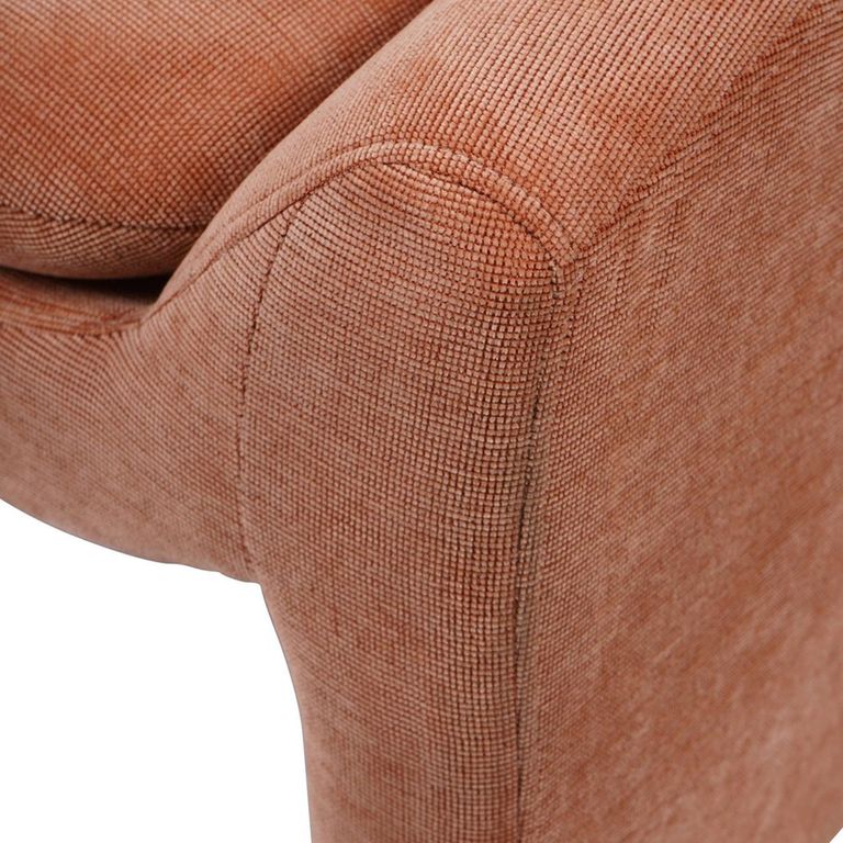 Rowley Accent Chair - Blush Chenille Fabric