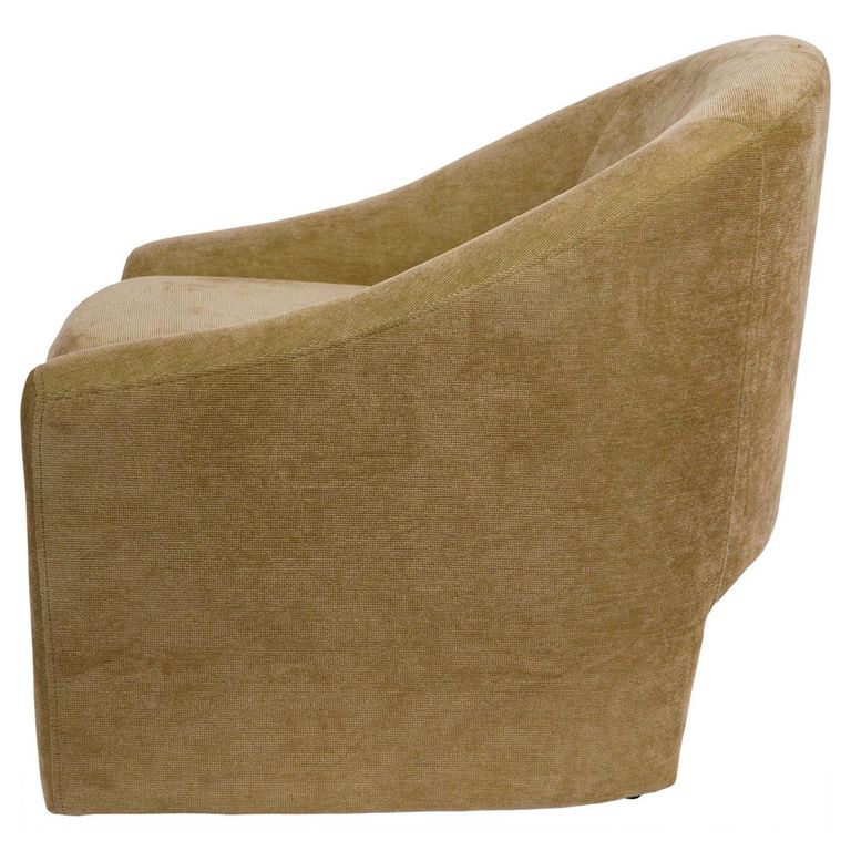 Rowley Accent Chair - Olive Chenille Fabric