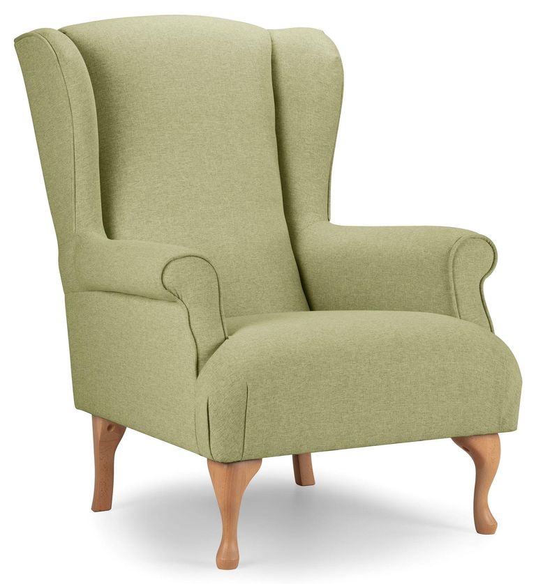 Linnet Sage Fabric Accent Chair