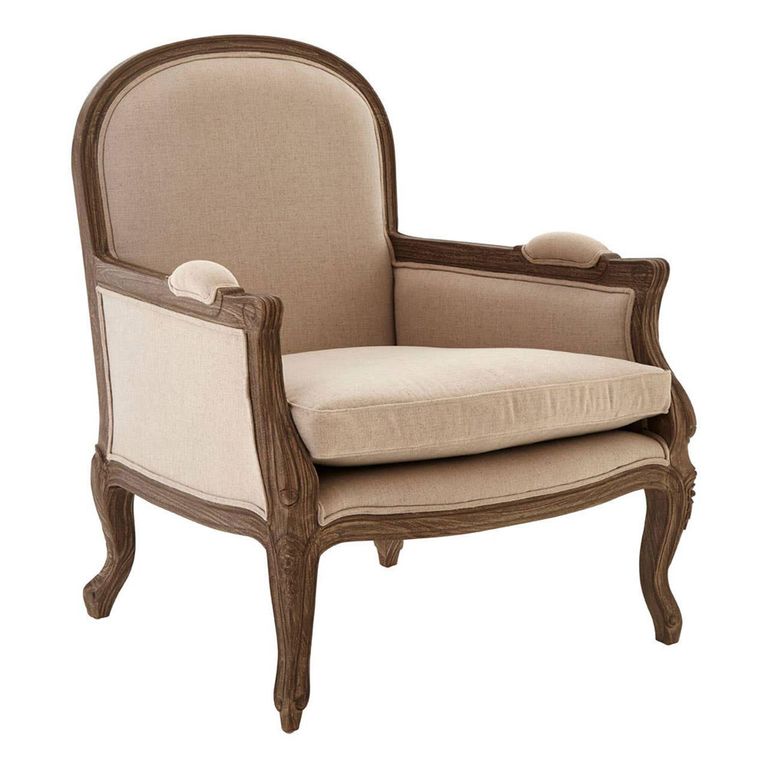 Loire Armchair - Beige Fabric