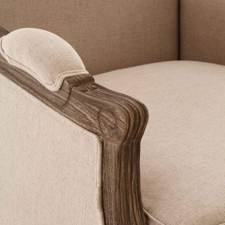Loire Armchair - Beige Fabric