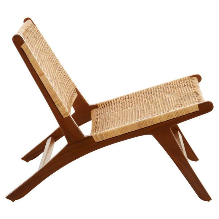 Lovina Lounge Chair - Teak Wood and Rattan