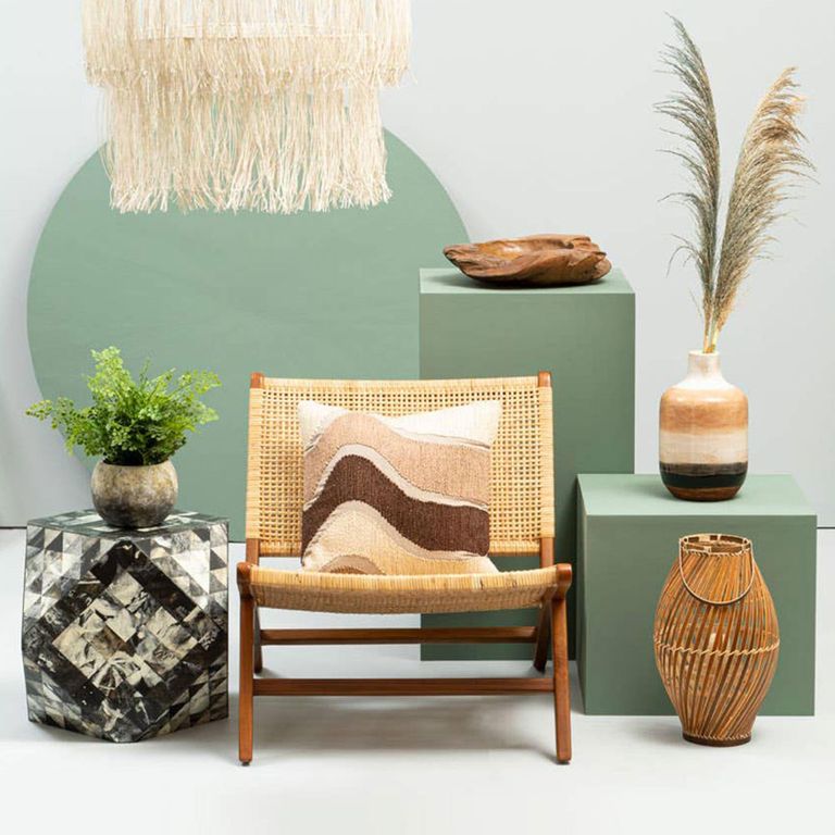 Lovina Lounge Chair - Teak Wood and Rattan