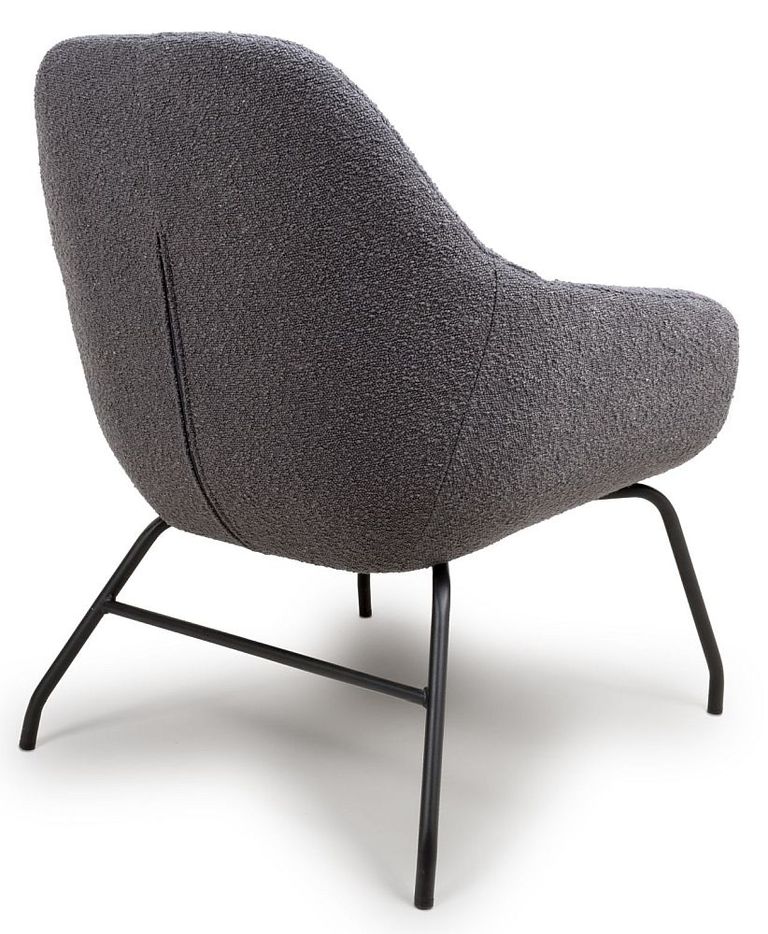 Moby Accent Chair - Grey Fabric