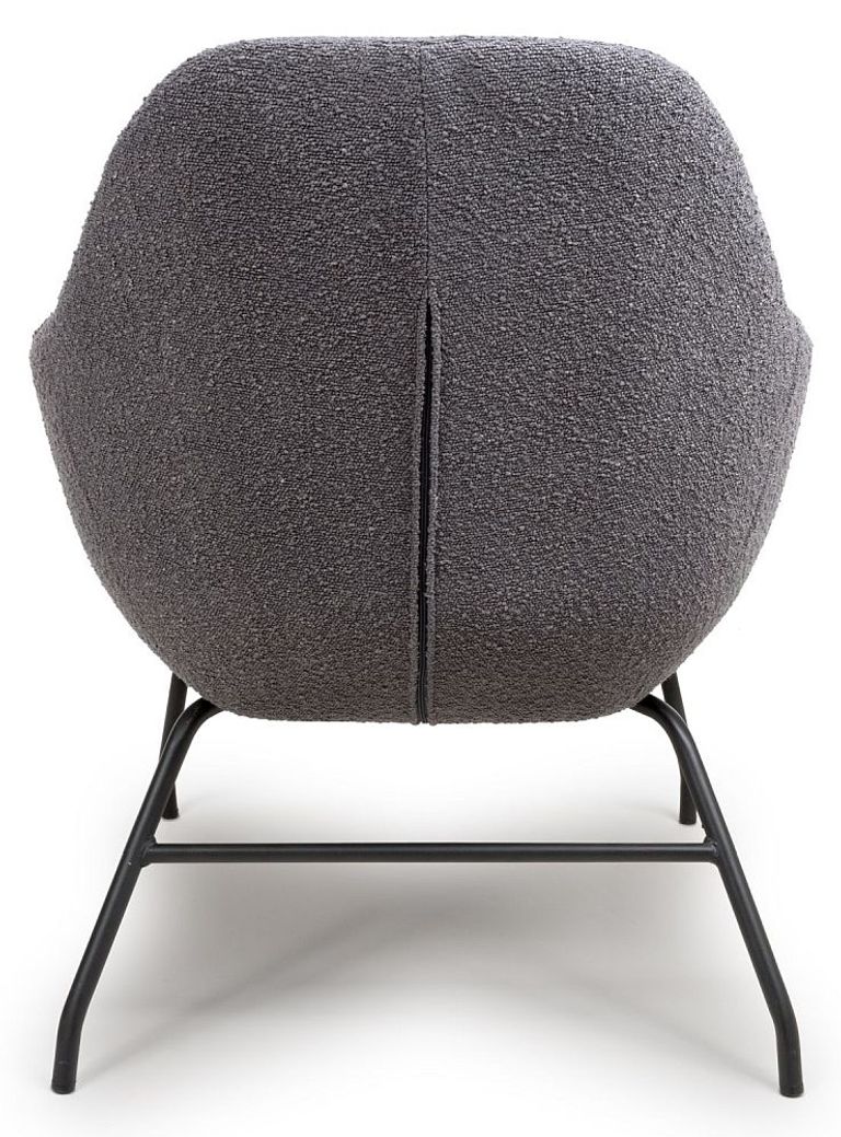 Moby Accent Chair - Grey Fabric