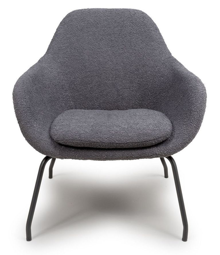 Moby Accent Chair - Grey Fabric