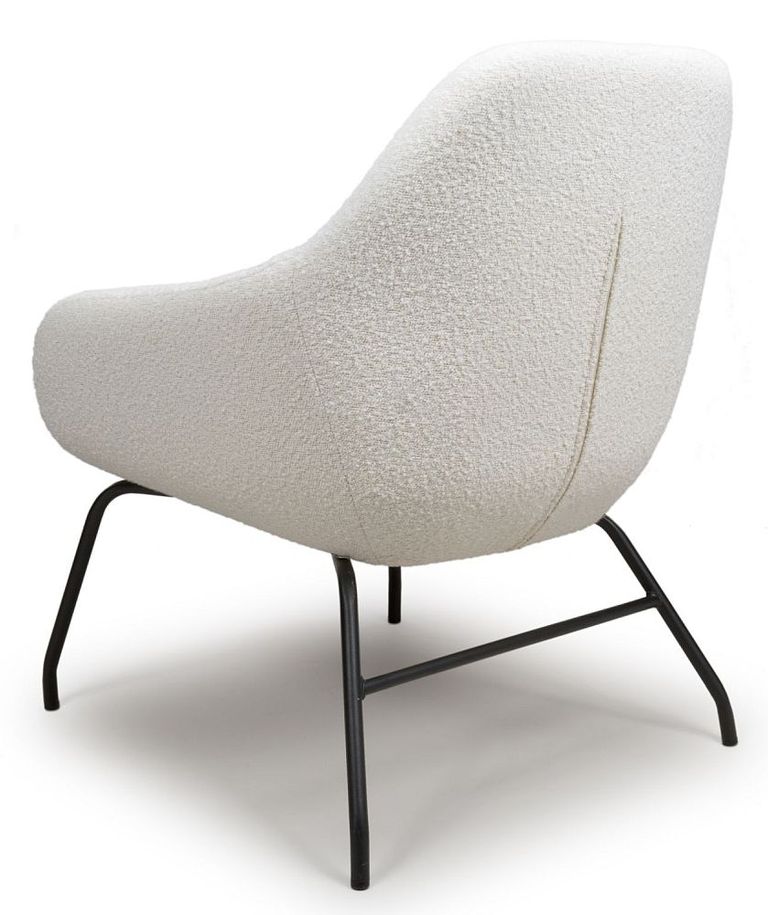 Moby Accent Chair - Ivory Fabric