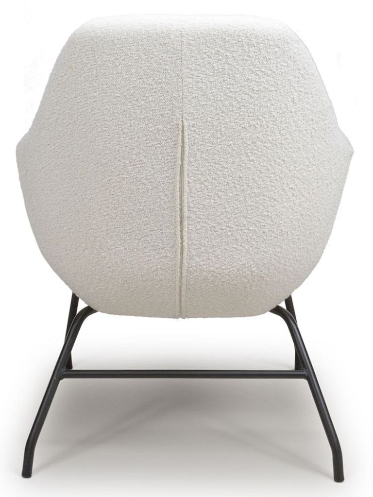 Moby Accent Chair - Ivory Fabric