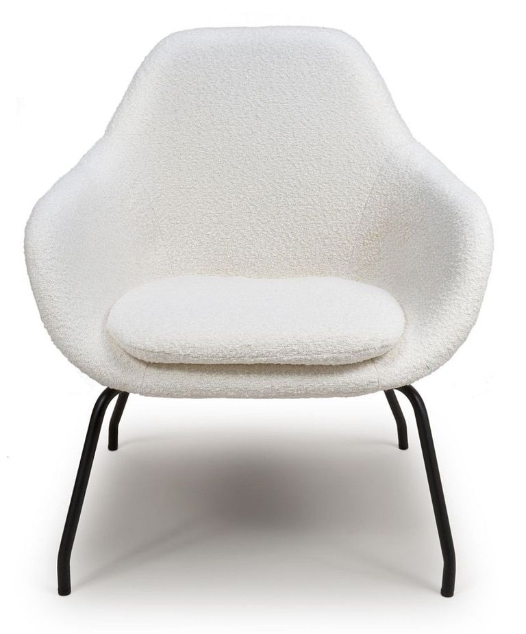Moby Accent Chair - Ivory Fabric