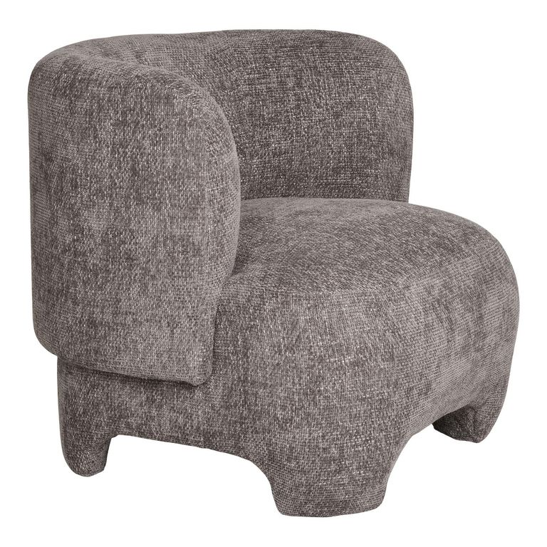 Nazare Lounge Chair - Grey - Fabric