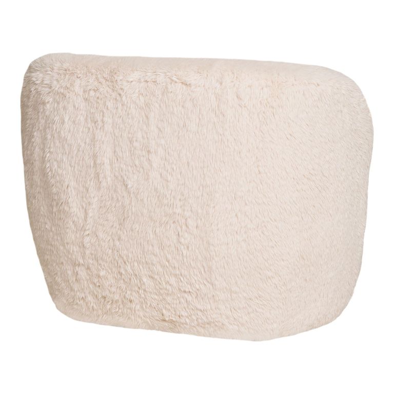 Setubal Lounge Chair - Off White - Fur