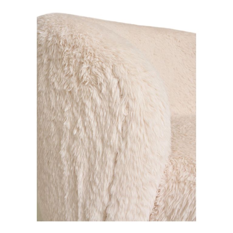 Setubal Lounge Chair - Off White - Fur