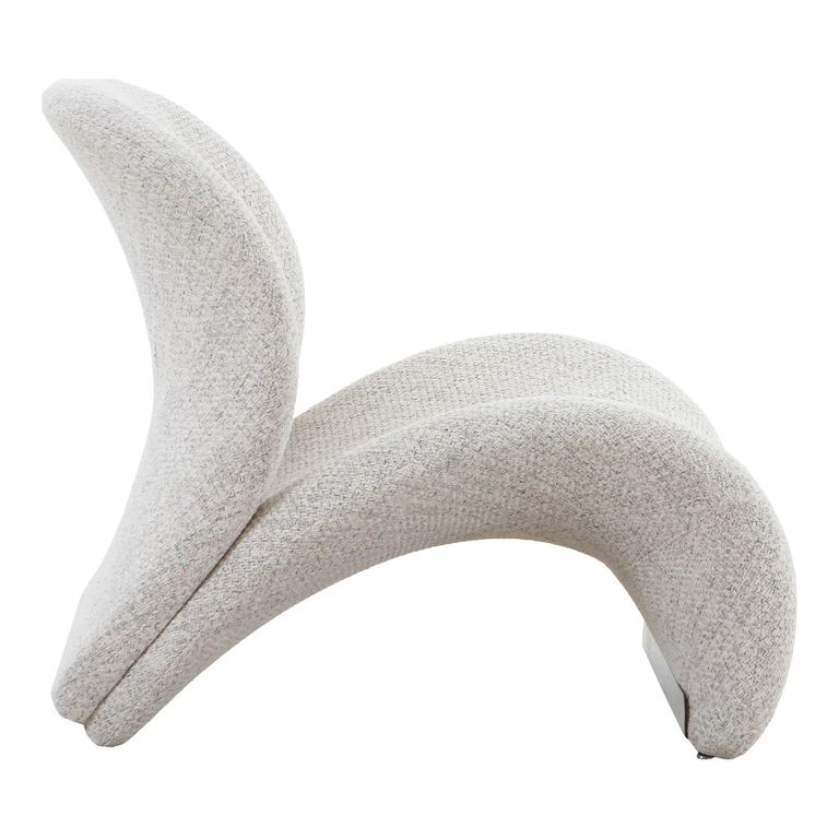 Sofia Lounge Chair - Grey - Fabric