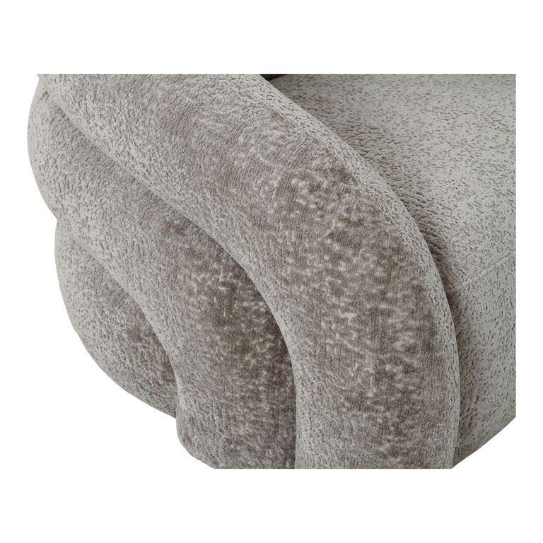 Valletta Lounge Chair - Dark Grey - Fabric - Swivel