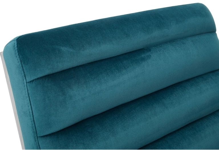 Vogue Cocktail Chair - Teal Velvet Fabric