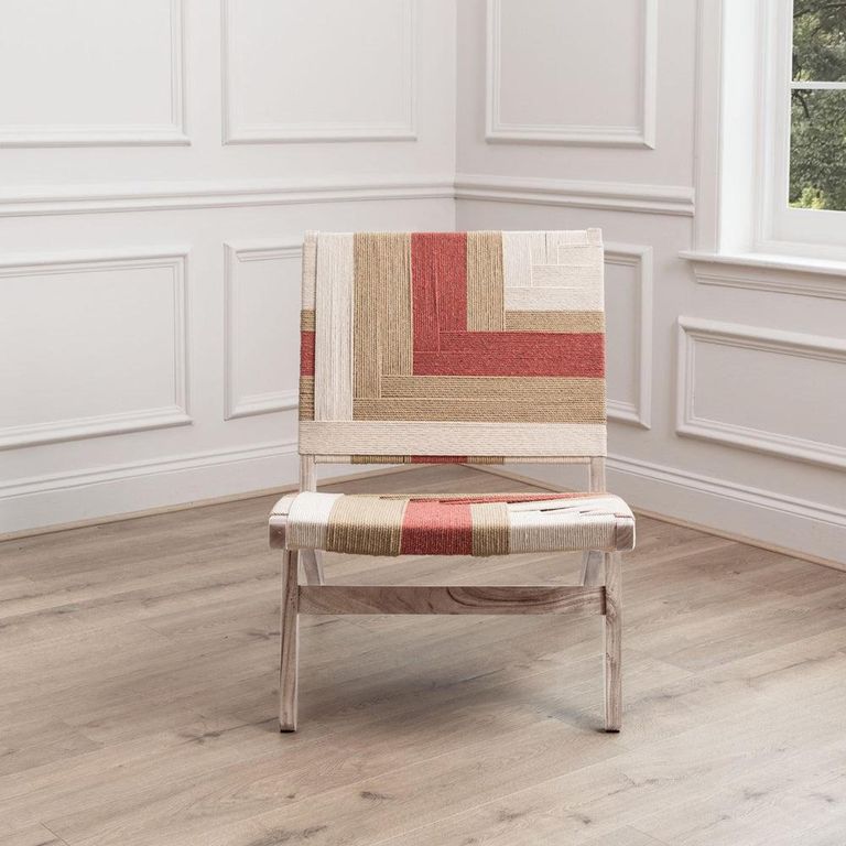 Ballari Chair - Rose - Woven