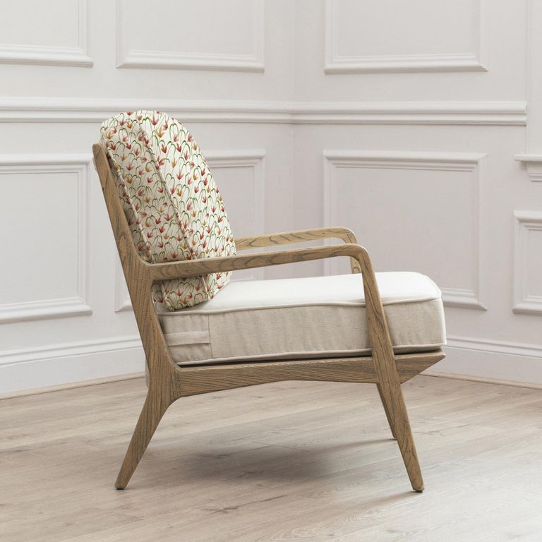 Fresia Idris Armchair - Linen - Printed