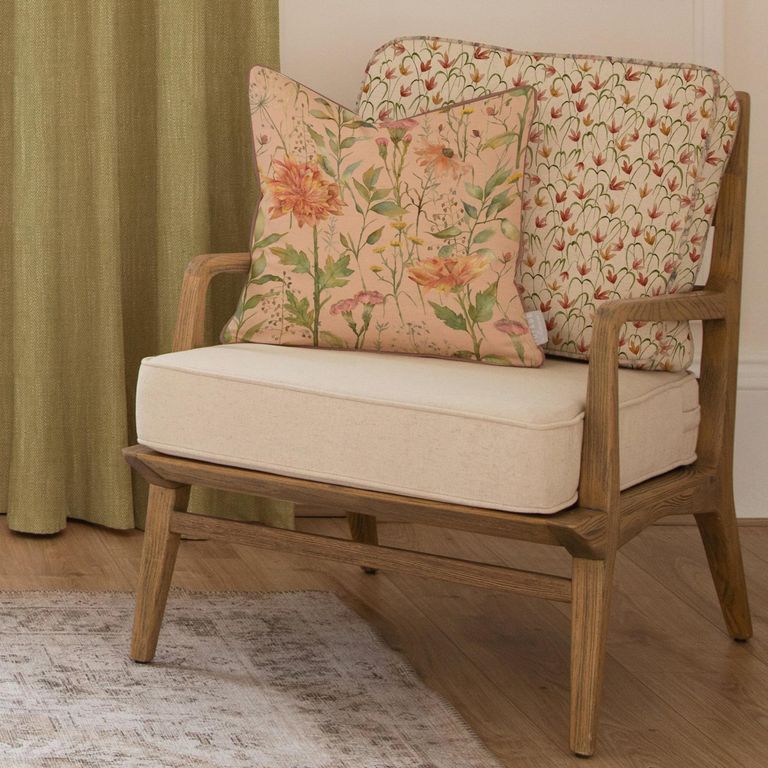 Fresia Idris Armchair - Linen - Printed