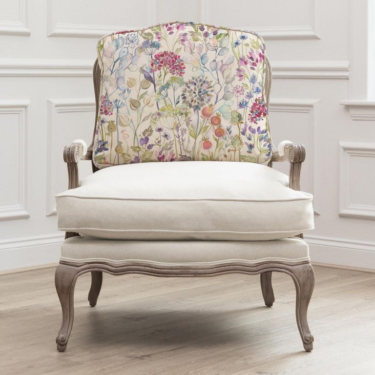 Hedgerow Florence Armchair - Stone and Lotus - Printed