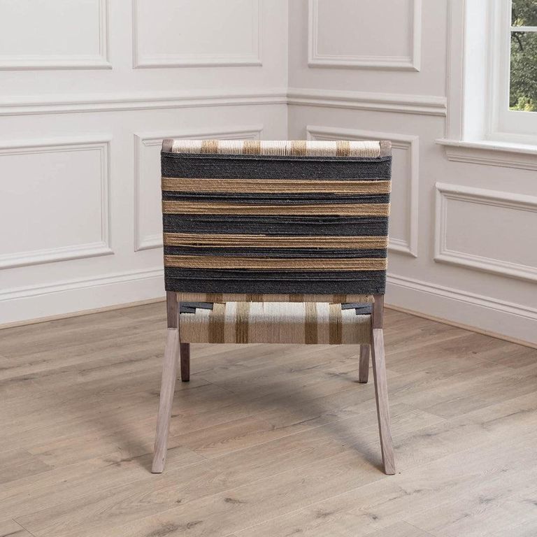 Manali Chair - Greywash - Mango Wood