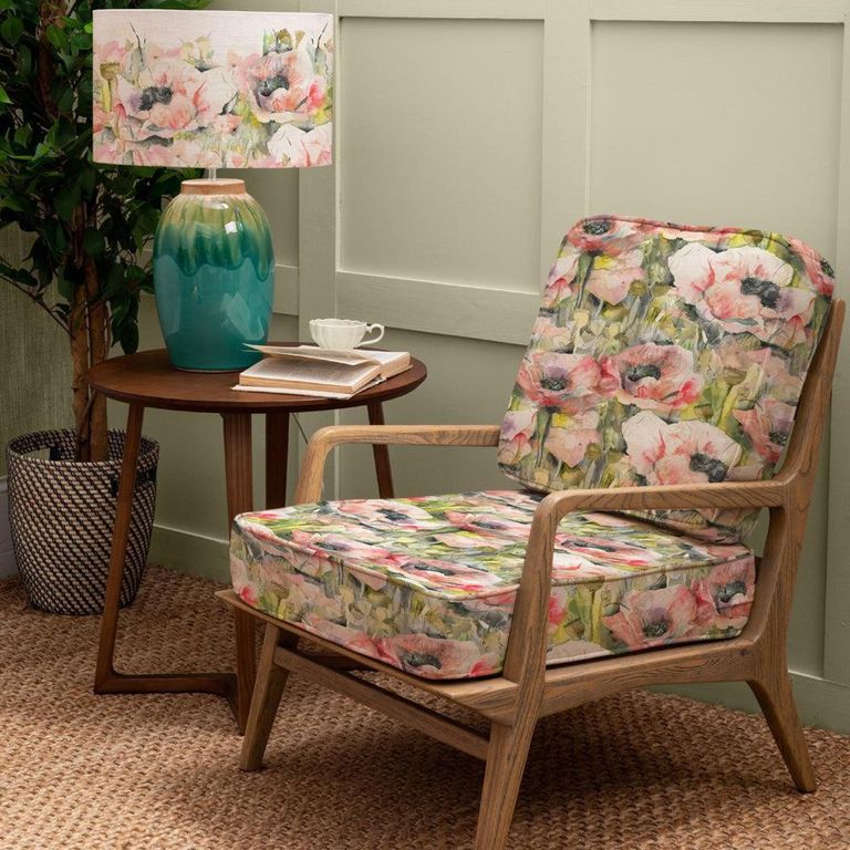 Papavera Idris Armchair - Sweetpea