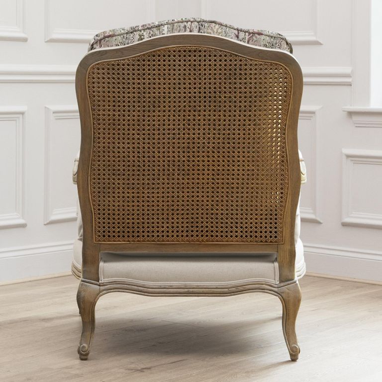Whimsical Florence Armchair - Oak and Willow Tale - Printed