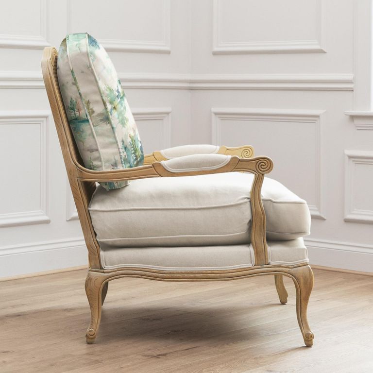 Wilderness Florence Armchair - Oak and Topaz - Printed