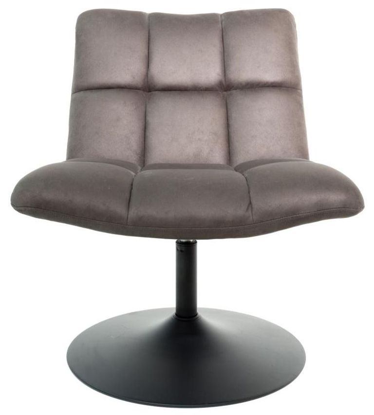 Yerevan Grey Fabric Swivel Chair