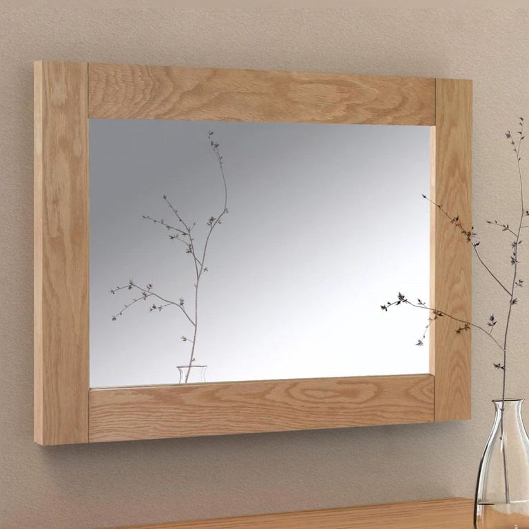Marlborough Wall Mirror - Rectangular - Oak