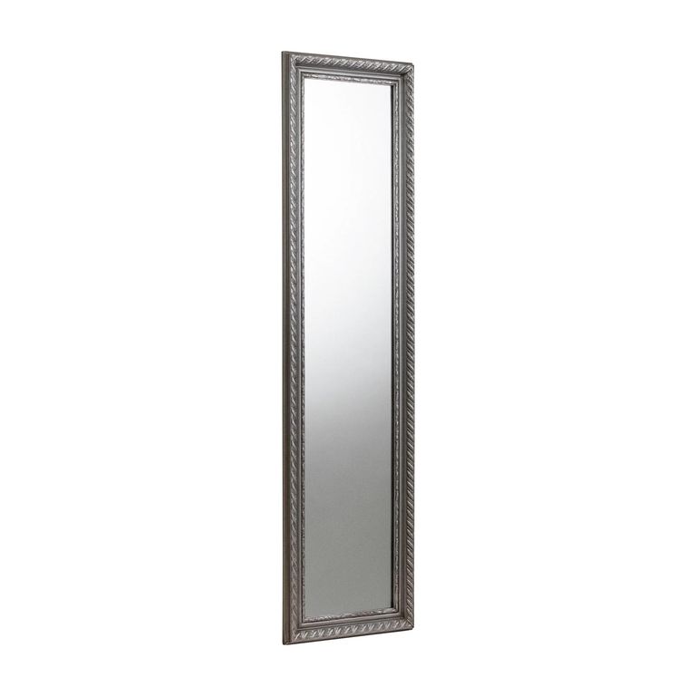 Allegro Leaner Mirror - Rectangular - Pewter