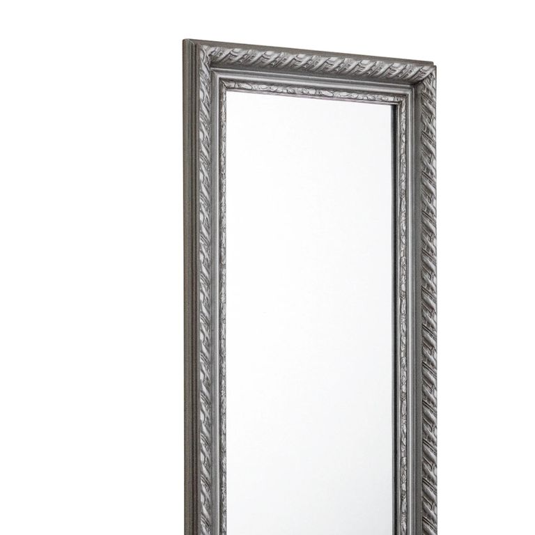 Allegro Leaner Mirror - Rectangular - Pewter