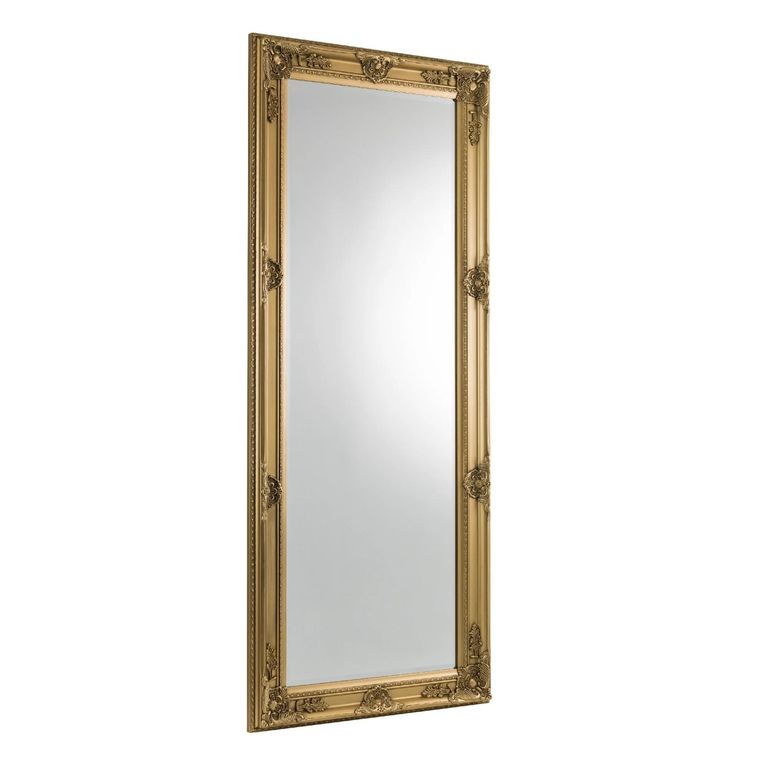 Palais Tall Leaner Mirror - Rectangular - Gold
