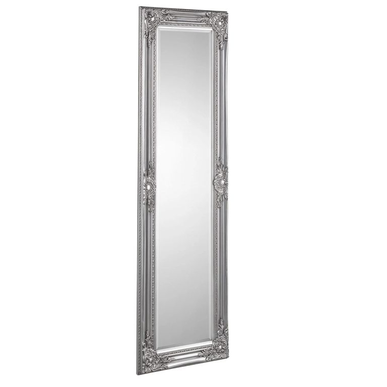 Palais Leaner Mirror - Rectangular - Pewter