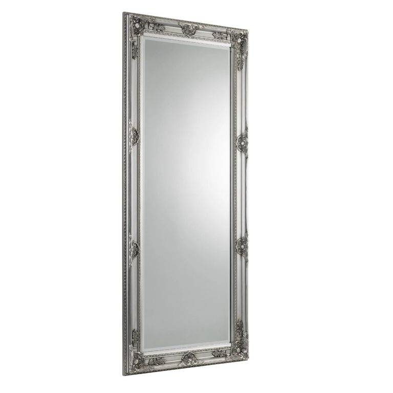 Palais Tall Leaner Mirror - Rectangular - Pewter