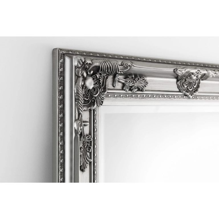 Palais Tall Leaner Mirror - Rectangular - Pewter
