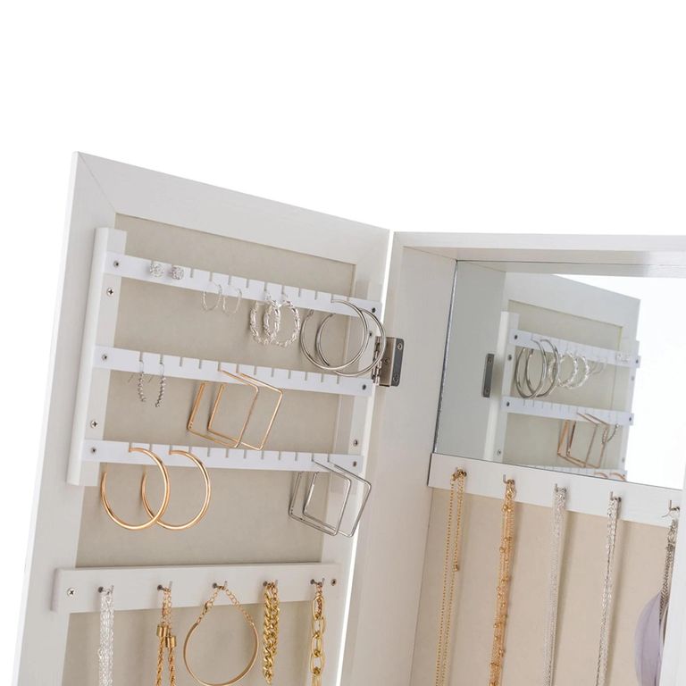 Prima Jewellery Mirror - 1 Door - White