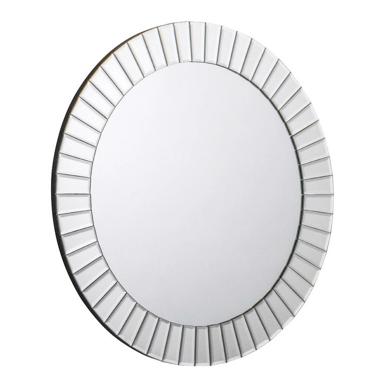 Sonata Wall Mirror - Round - Silver