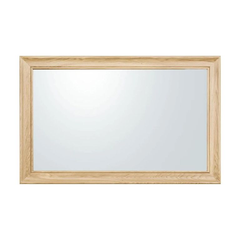 Moreno Rectangular Mirror - 80cm x 100cm - Oak