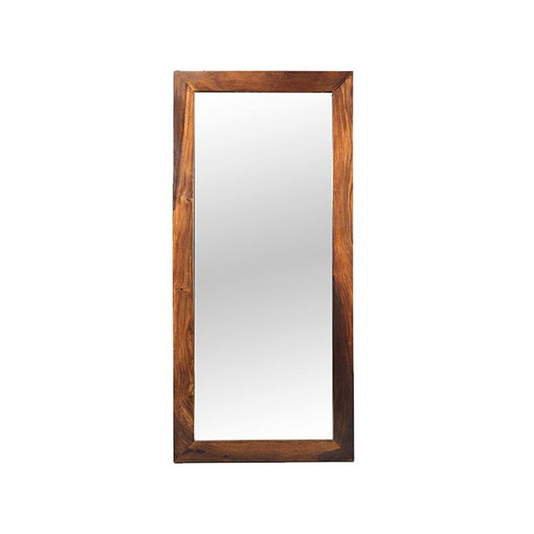 Cube Sheesham Bedroom Mirror - 40cm x 130cm